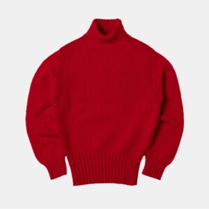 RAF Rollneck Pullover Red